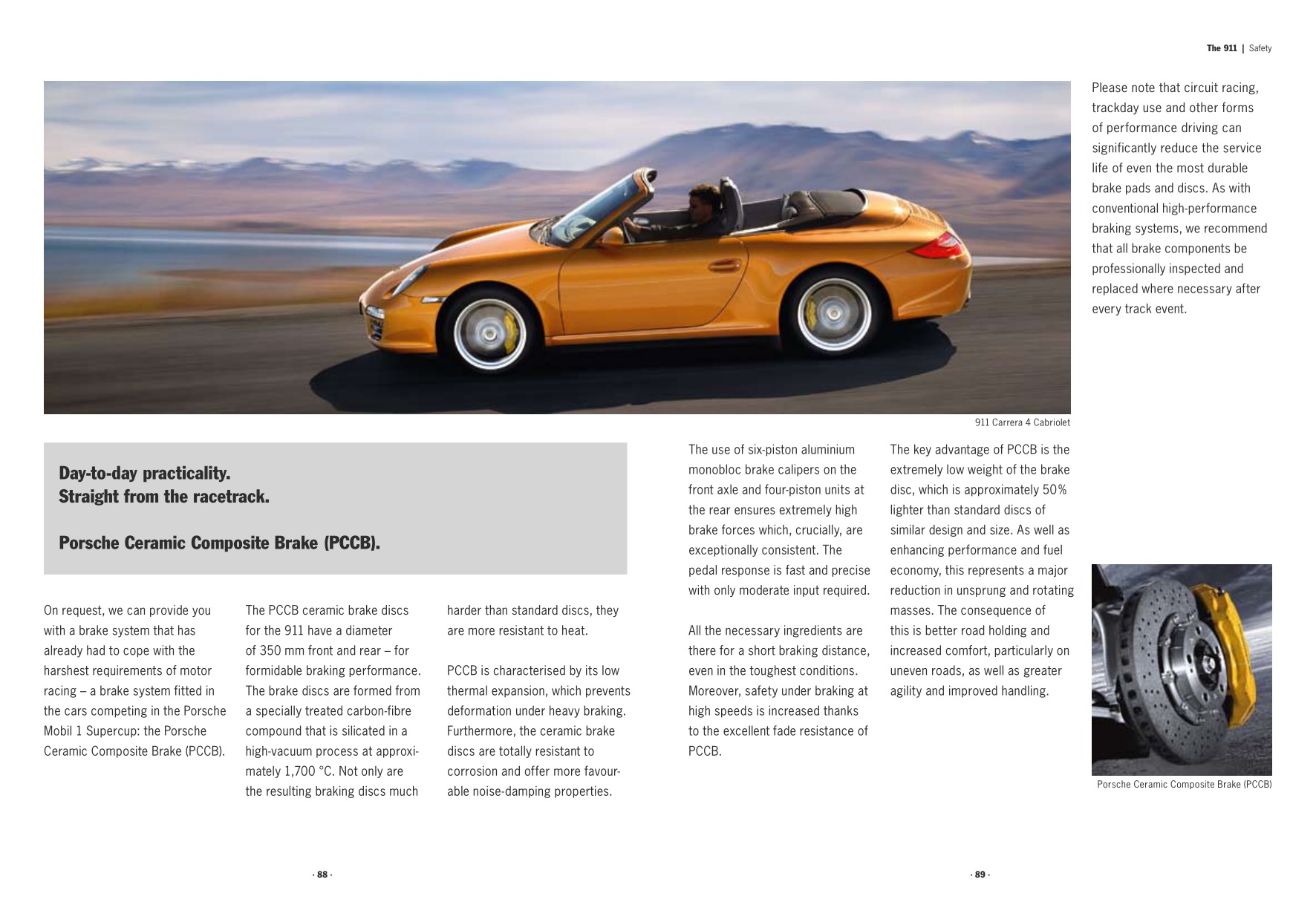 2010 Porsche 911 Brochure Page 78